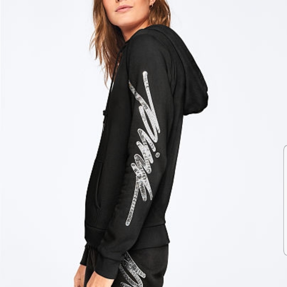 PINK Victoria's Secret Tops - Pink Sequin Pullover PINK Victoria's Secret Tops - Pink Sequin Pullover